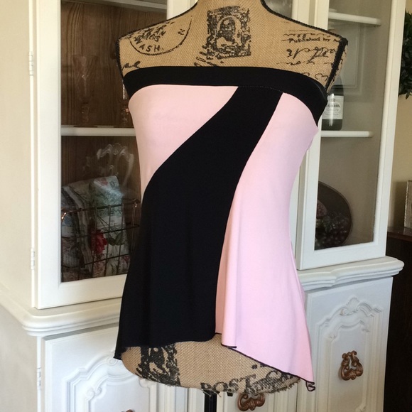 Kiwi Tops - Kiwi Pink and Black Top
